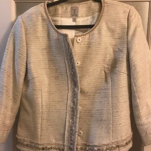 Blazer beige Chanel style